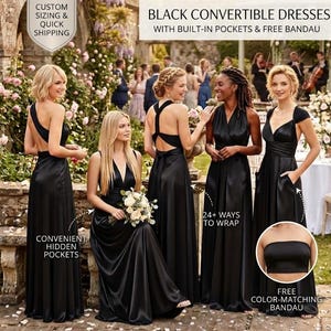 bridesmaid dresses gold and black Formal black and gold wedding ideas
