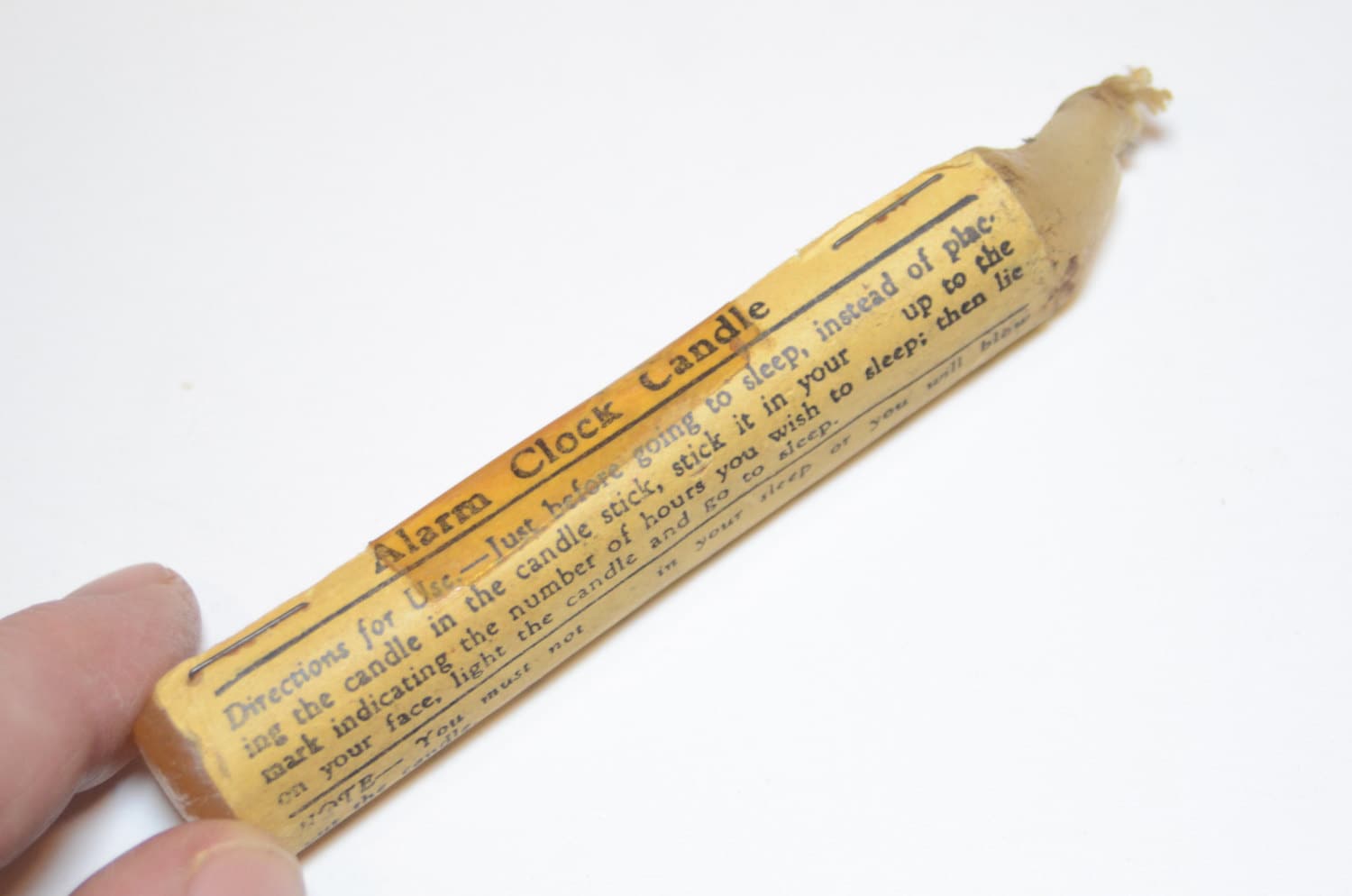 Vintage Alarm Clock Candle Joke Gift Gag 1950s Etsy