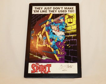 1986 Will Eisner THE SPIRIT signed and numbered art print #243/500