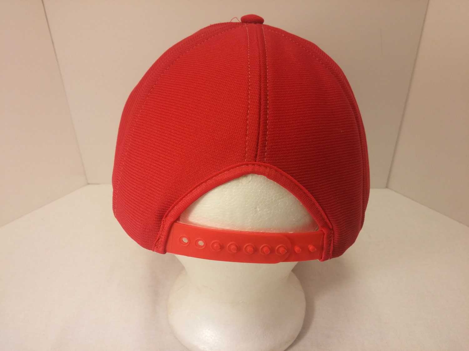 Casquette Trucker Vintage George Rouge Et Blanc Années 90 - Homme