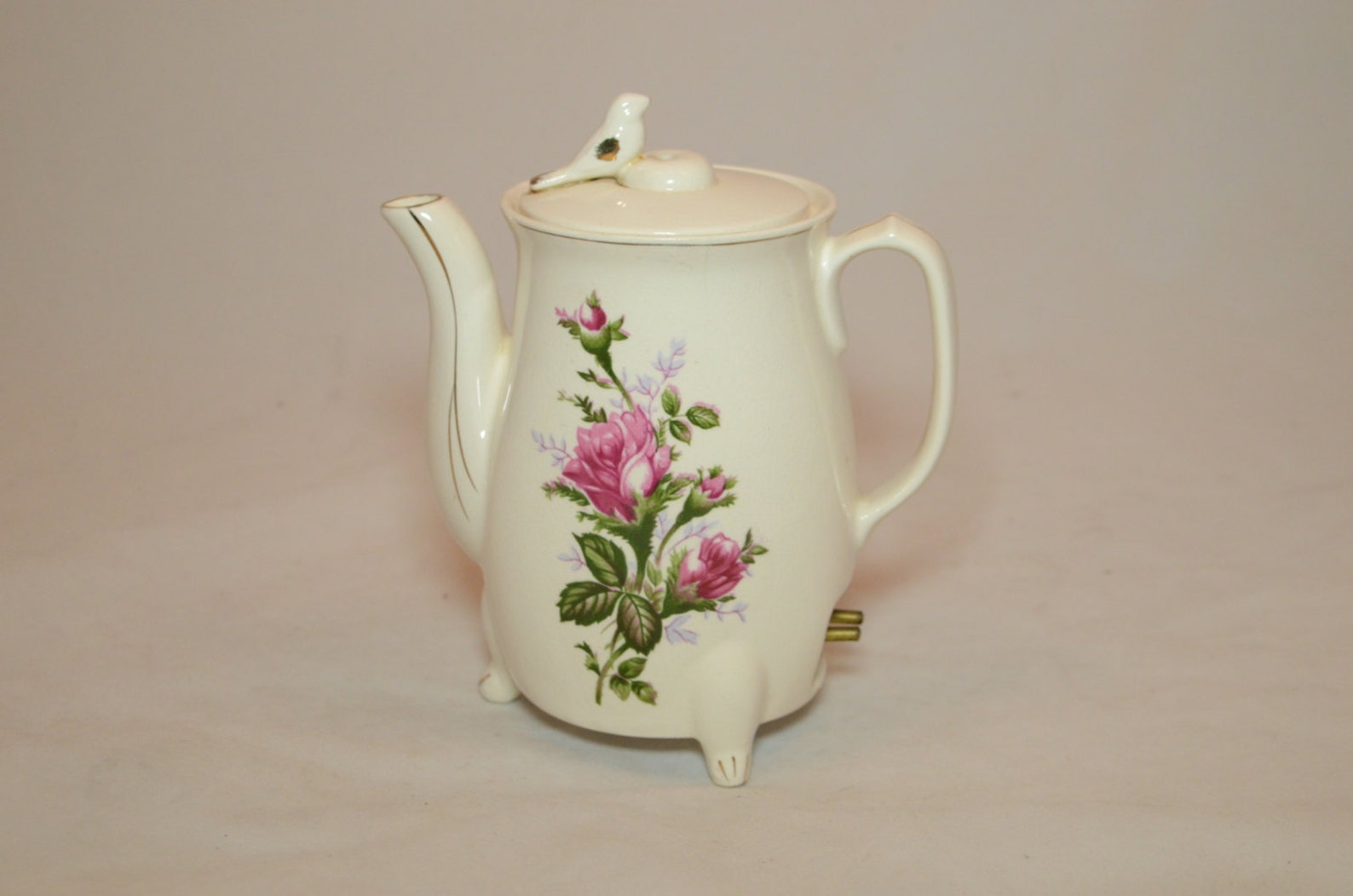 Vintage Small Ceramic Electric Tea Pot from Japan With Cord Etsy