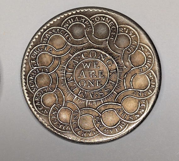 Fugio Cent Restrike: Continental Congress Commemorative Coin