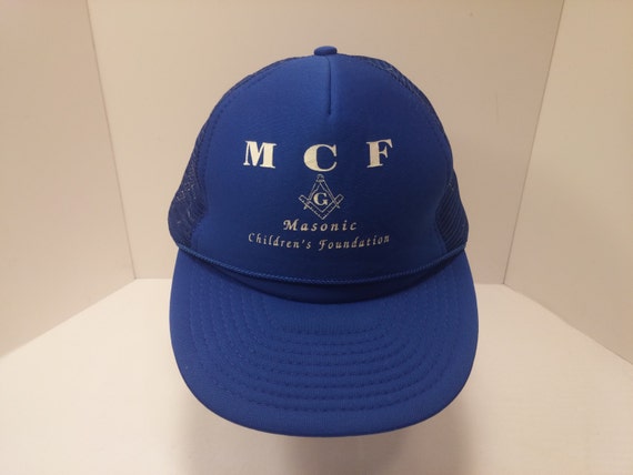 Vintage 1980s Snapback Baseball Cap - MCF Masonic… - image 2