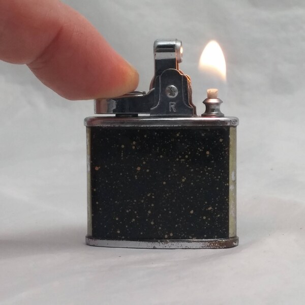 1955 Ronson Whirlwind Automatic Encendedor - reconstruido, restaurado