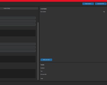 InvoiceForge: Professionell PDF-fakturagenerator för frilansare (skrivbordsapp)