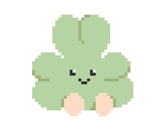 Digitales Stickmuster mit Kleeblatt Jellycat