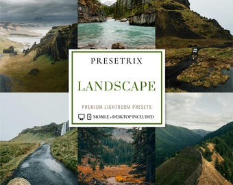 15 gotowych ustawień krajobrazowych do programu Lightroom na urządzenia mobilne i komputery stacjonarne, filtry do zdjęć przyrodniczych, estetyka przygodowa i podróżnicza, odcienie ziemi, ustawienia wstępne do zdjęć plenerowych