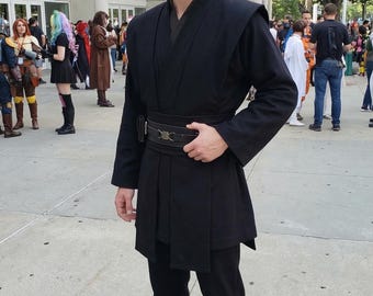 Starwars Inspired Jedi Master Cosplay Costume | Jedi Knight Halloween Costume | Galactic Jedi Warrior Costume.