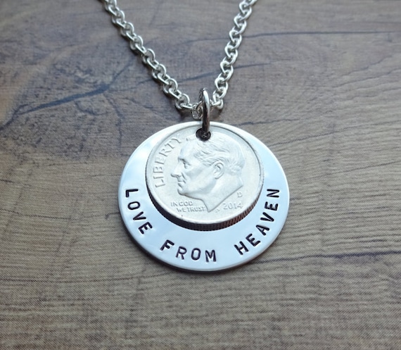 Dime Memory Necklace With Love From 