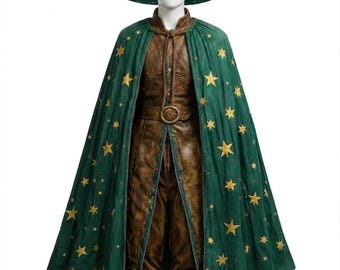 Midnight Magic Wizard Robe Costume