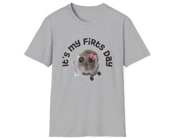 Camiseta "Meu Primeiro Dia de Aula de Ginástica" | Estampa Adorável de Cachorro na Escola