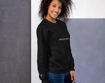 Minimalist Crewneck Sweatshirt – Mental Health Statement Apparel