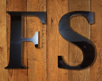 black wall letters etsy