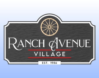 Ranch Avenue Village Sign