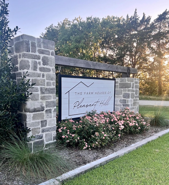 Subdivision Entry Monuments Subdivision Entrance Signs Customized For