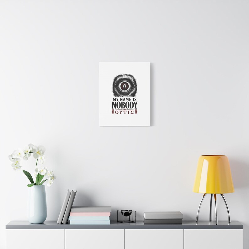Cyclops Eye Nobody Canvas Wall Art | The Odyssey Homer Greek Mythology Polyphemus Home Decor Gift image 17