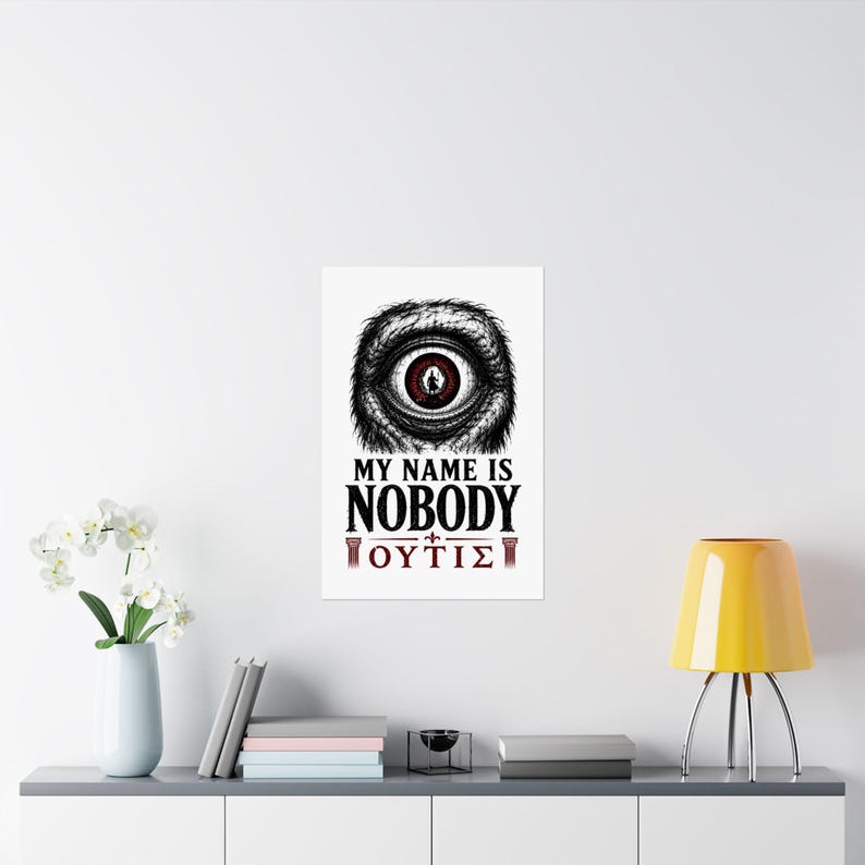 Mijn naam is niemand | Muurposter | Matte print met Griekse mythologie, De Odyssee, Cycloop, Homerus, Oud Griekenland afbeelding 8