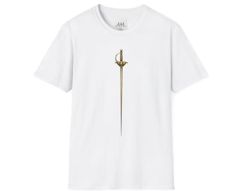 Chemise mousquetaires, The Lone Blade, chemises assorties, ensemble de t-shirts pour groupe de meilleurs amis, t-shirt tout pour un, cadeau de l'amitié