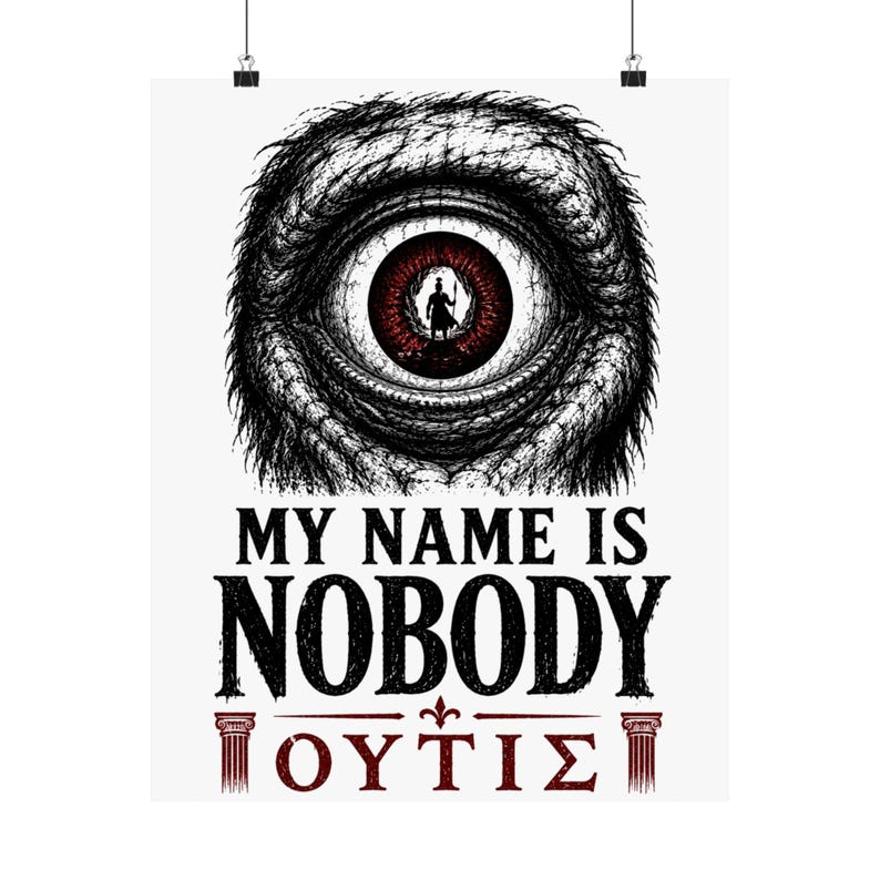 Mijn naam is niemand | Muurposter | Matte print met Griekse mythologie, De Odyssee, Cycloop, Homerus, Oud Griekenland afbeelding 17