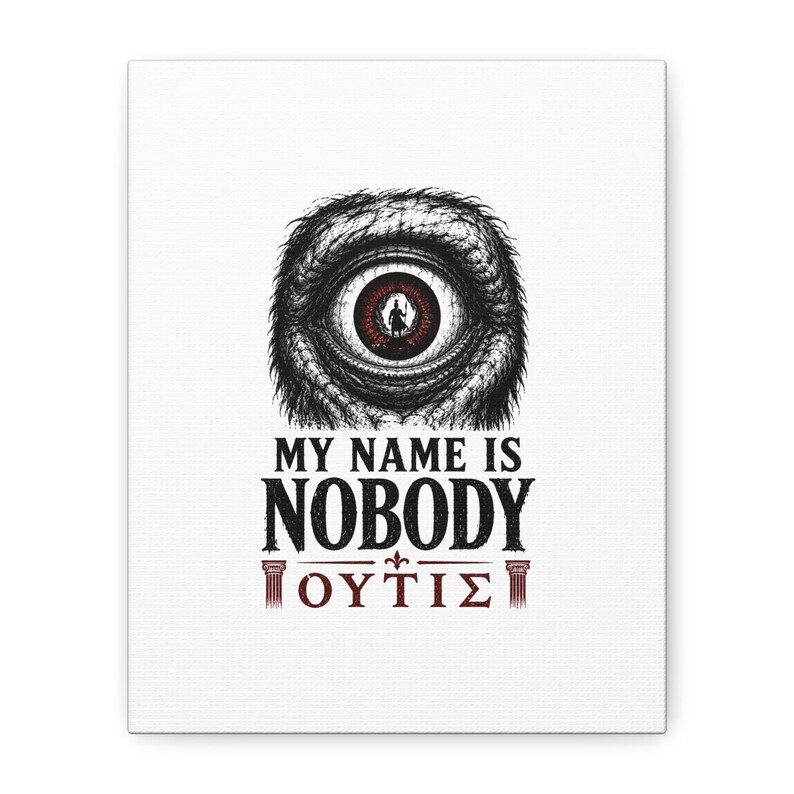 Cyclops Eye Nobody Canvas Wall Art | The Odyssey Homer Greek Mythology Polyphemus Home Decor Gift image 5