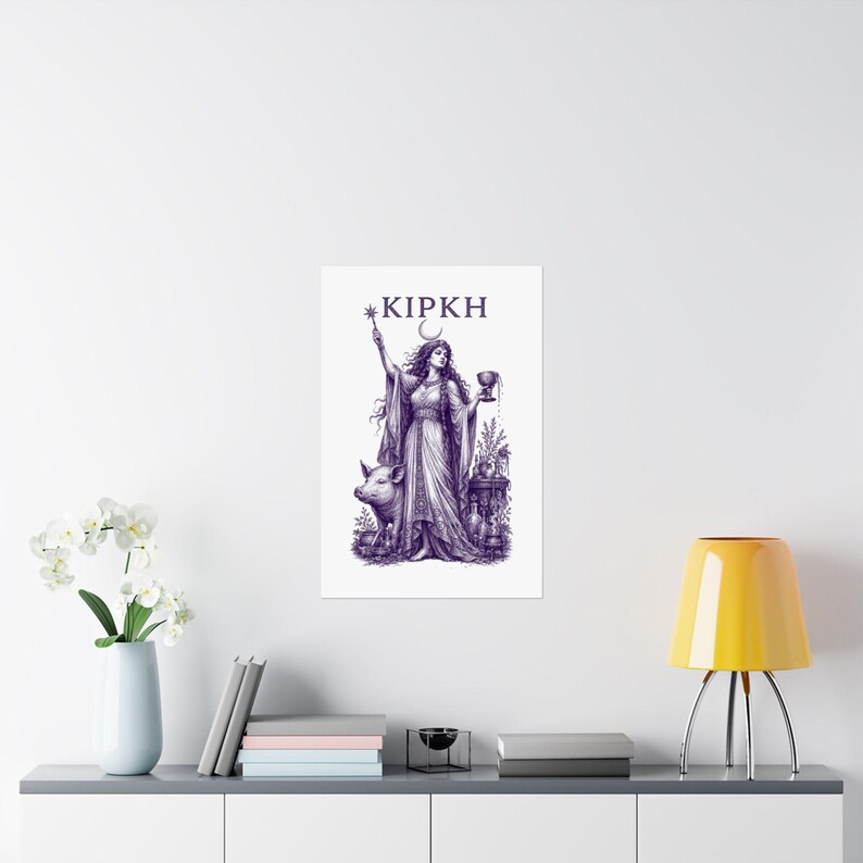 Circe Enchantress Wall Art Poster | Greek Mythology Matte Print, The Odyssey Homer Ancient Greece Decor image 8