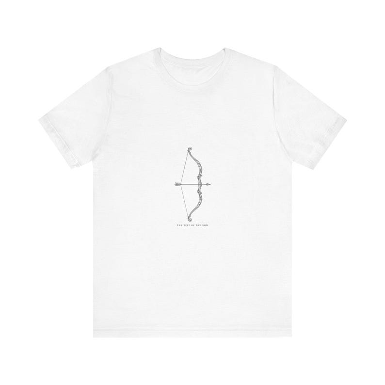 Minimalist Bow and Arrow Tee | Archery Shirt, Quiver Illustration image 1