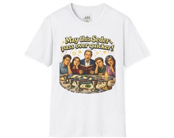 T-shirt que ce Seder passe plus rapidement | Chemise de Pâque drôle | t-shirt juif humoristique des fêtes de Zazzle.be Liste d'envies Vous avez des idées ? Cadeau pour la nuit du Seder | Chemise familiale Pessah
