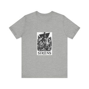 The Sirens Greek Mythology T-Shirt | Homer Odyssey Linocut Art | Dark Academia Literary Gift image 5