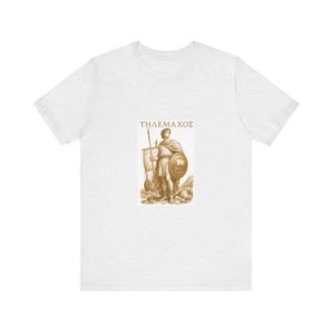 Telemachus-T-Shirt (Griechische Mythologie) | Sohn des Odysseus (Homer-Epos) | Geschenk für Fans von Dark Academia Bild 2