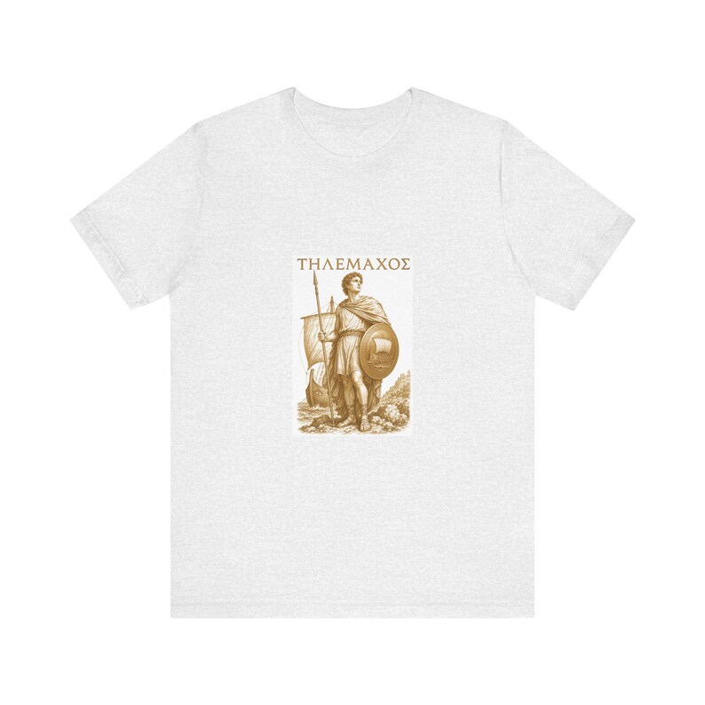 Telemachus-T-Shirt (Griechische Mythologie) | Sohn des Odysseus (Homer-Epos) | Geschenk für Fans von Dark Academia Bild 2