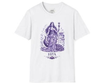 Hera T-Shirt | Greek Queen of the Gods Mythology Tee | Ancient Greece Graphic Shirt | Gift for Her | Unisex Soft Cotton