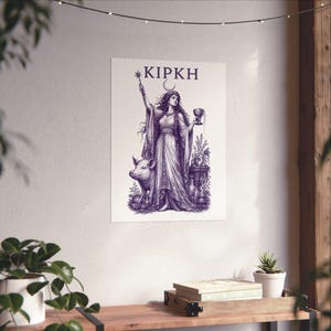 Circe Enchantress Wall Art Poster | Greek Mythology Matte Print, The Odyssey Homer Ancient Greece Decor image 14