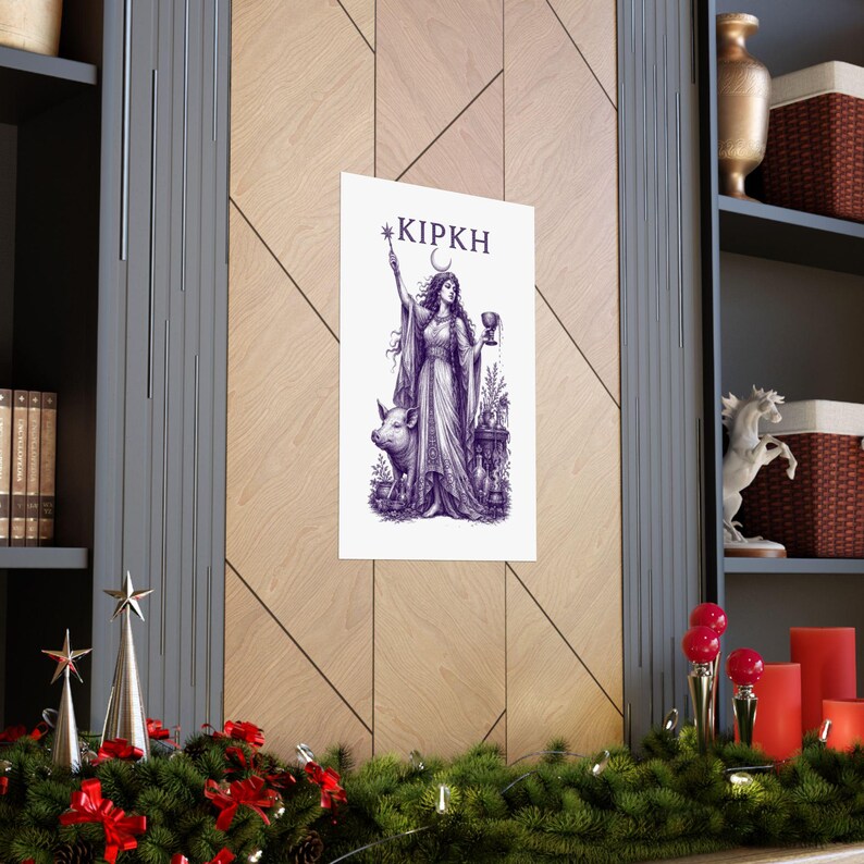 Circe Enchantress Wall Art Poster | Greek Mythology Matte Print, The Odyssey Homer Ancient Greece Decor image 5