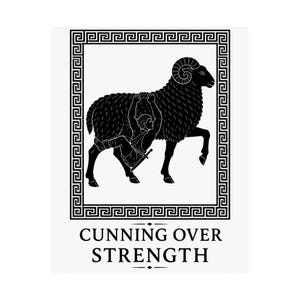 Cunning Over Strength Wall Art Poster | Greek Mythology Matte Print, The Odyssey Homer Ancient Greece Decor image 18