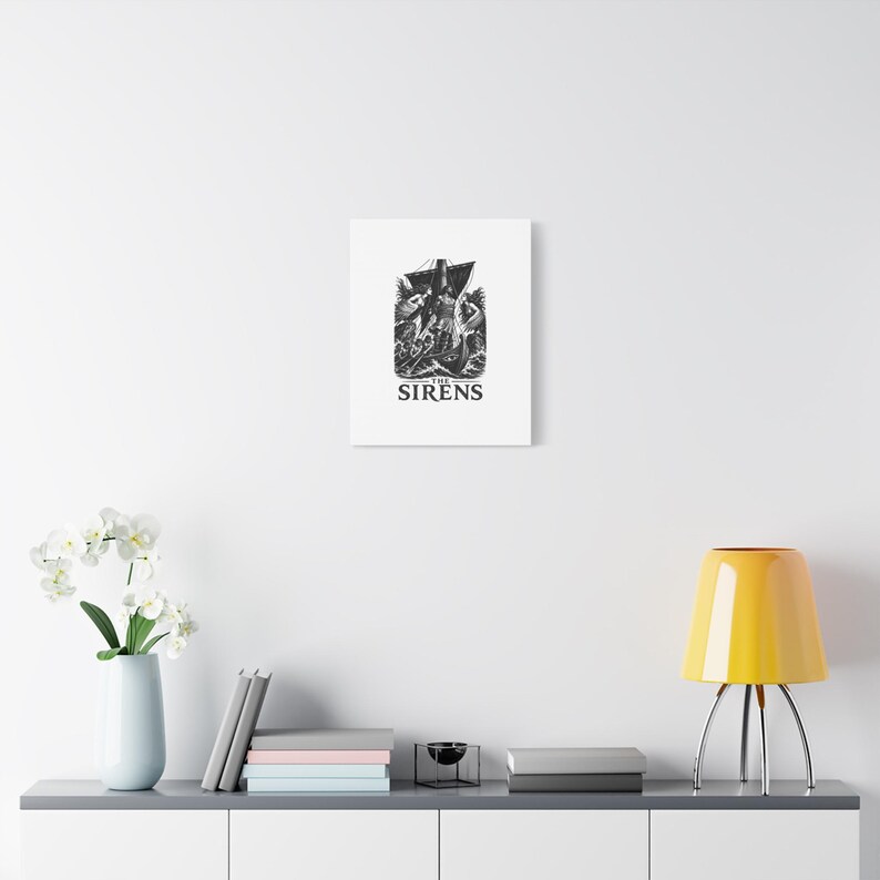 Sirenen-Leinwandbild | Odyssee, Homer, Antike griechische Mythologie, Wanddekoration, Geschenk Bild 13
