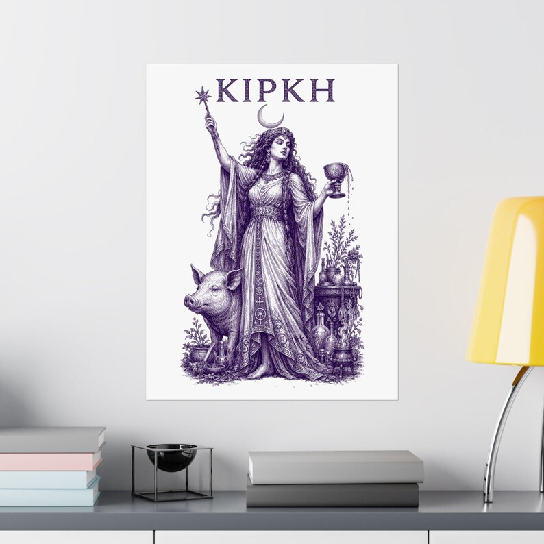 Circe Enchantress Wall Art Poster | Greek Mythology Matte Print, The Odyssey Homer Ancient Greece Decor image 16