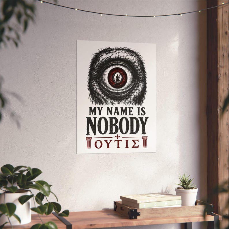Mijn naam is niemand | Muurposter | Matte print met Griekse mythologie, De Odyssee, Cycloop, Homerus, Oud Griekenland afbeelding 14