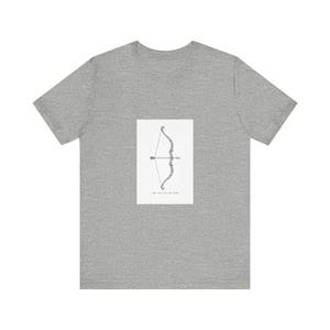 Minimalist Bow and Arrow Tee | Archery Shirt, Quiver Illustration image 5