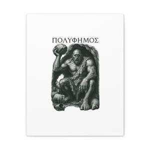 Cuadro decorativo de pared de Polifemo el Cíclope / La Odisea de Homero, mitología griega antigua, decoración del hogar, regalo imagen 11