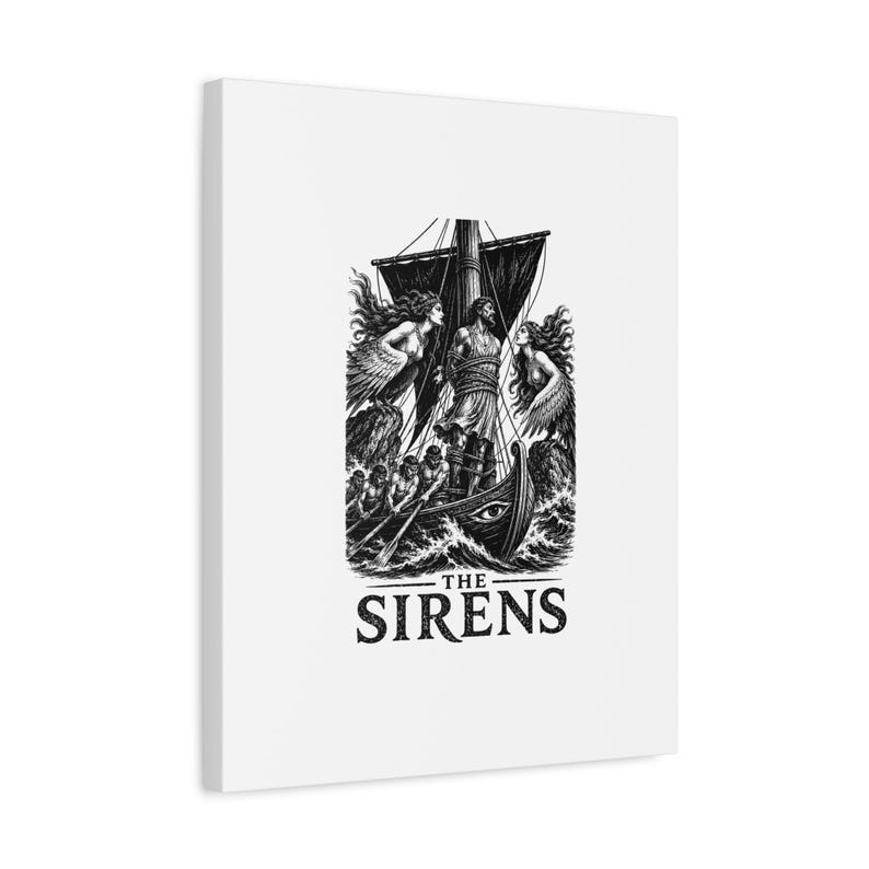 Sirenen-Leinwandbild | Odyssee, Homer, Antike griechische Mythologie, Wanddekoration, Geschenk Bild 12