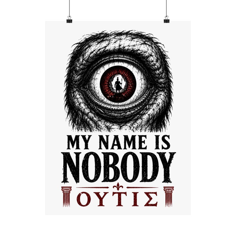 Mijn naam is niemand | Muurposter | Matte print met Griekse mythologie, De Odyssee, Cycloop, Homerus, Oud Griekenland afbeelding 9