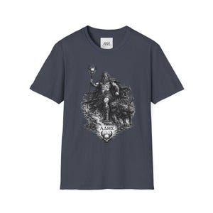 ハデス（ギリシャ神話の神）Tシャツ｜ダークファンタジー ハデスとケルベロス ユニセックスTシャツ｜オリンピアンコレクション 画像 13