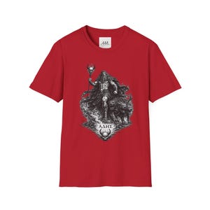 ハデス（ギリシャ神話の神）Tシャツ｜ダークファンタジー ハデスとケルベロス ユニセックスTシャツ｜オリンピアンコレクション 画像 16
