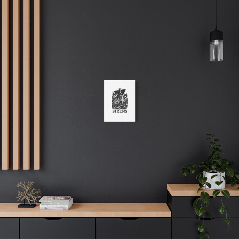 Sirenen-Leinwandbild | Odyssee, Homer, Antike griechische Mythologie, Wanddekoration, Geschenk Bild 9