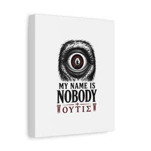 Cyclops Eye Nobody Canvas Wall Art | The Odyssey Homer Greek Mythology Polyphemus Home Decor Gift image 6