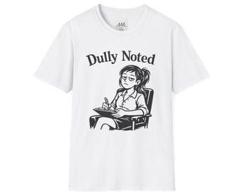 Dully Noted Humour Sarcastique Drôle Bureau Bureau Prise De Notes Conception