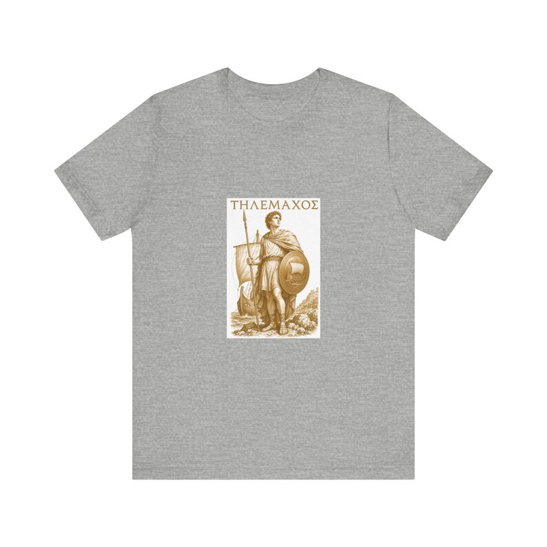 Telemachus-T-Shirt (Griechische Mythologie) | Sohn des Odysseus (Homer-Epos) | Geschenk für Fans von Dark Academia Bild 5