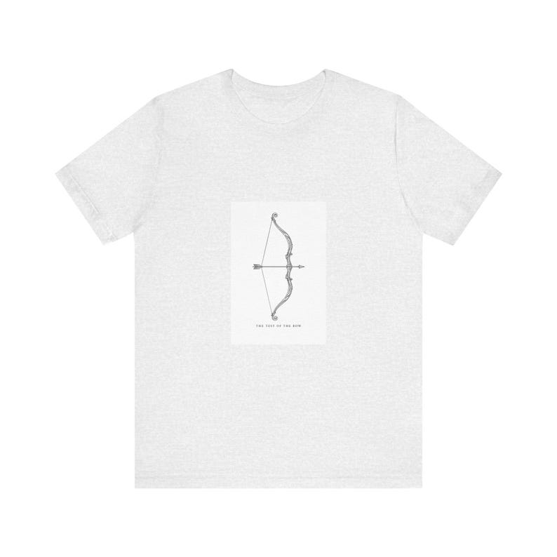 Minimalist Bow and Arrow Tee | Archery Shirt, Quiver Illustration image 2