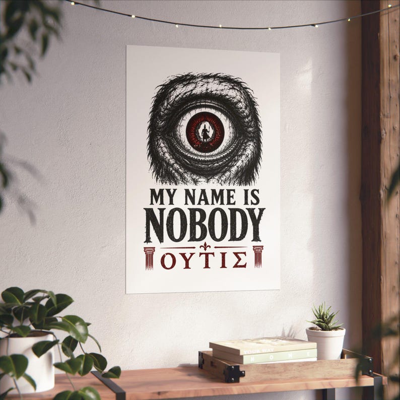 Mijn naam is niemand | Muurposter | Matte print met Griekse mythologie, De Odyssee, Cycloop, Homerus, Oud Griekenland afbeelding 6