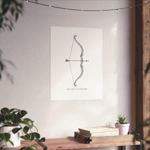Póster de arte mural "La prueba del arco" / Impresión mate de mitología griega, decoración de la Antigua Grecia de La Odisea de Homero imagen 14